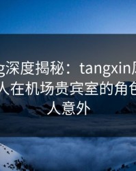 糖心vlog深度揭秘：tangxin风波背后，神秘人在机场贵宾室的角色极其令人意外