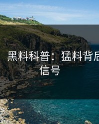 【独家】黑料科普：猛料背后9个隐藏信号