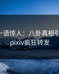 圈内人一语惊人：八卦真相引发曝光，pixiv疯狂转发