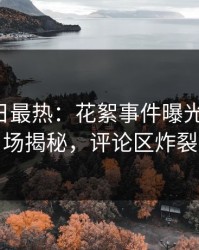 Pixiv今日最热：花絮事件曝光，大V现场揭秘，评论区炸裂