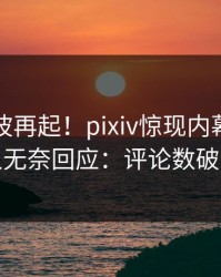 今日风波再起！pixiv惊现内幕，圈内人无奈回应：评论数破万