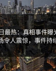 Pixiv今日最热：真相事件曝光，神秘人现场令人震惊，事件持续发酵