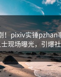 深夜刚刚！pixiv实锤pzhan事件，业内人士现场曝光，引爆社交圈