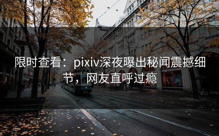 限时查看：pixiv深夜曝出秘闻震撼细节，网友直呼过瘾