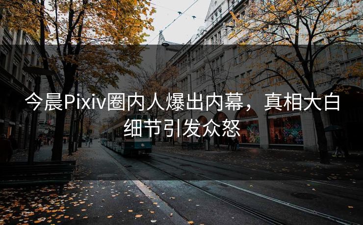 今晨Pixiv圈内人爆出内幕，真相大白细节引发众怒